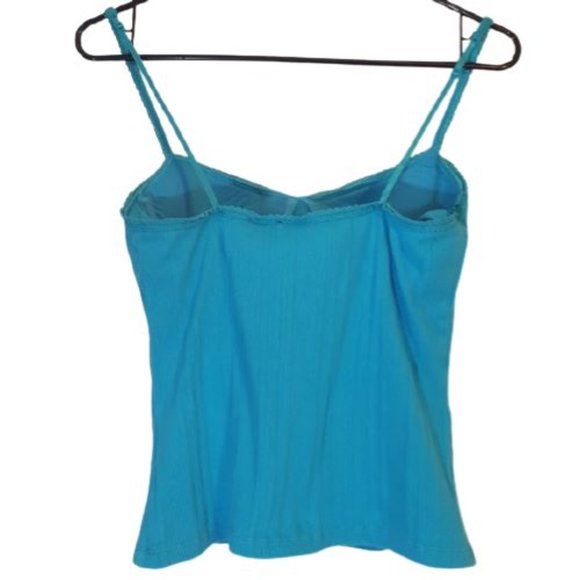 Basic Editions Built In Bra Tank Top Cami - Picture 2 of 5